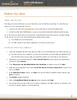 Preview for 3 page of Datajack U600 User Manual