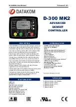 Datakom D-300 MK2 User Manual preview