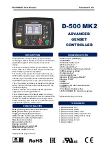 Datakom D-500 MK2 User Manual preview