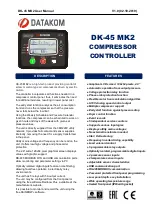 Datakom DK-45 MK2 User Manual preview