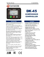 Datakom DK-45 User Manual предпросмотр