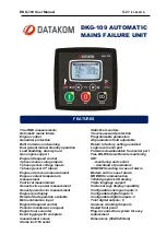 Datakom DKG-109 User Manual preview