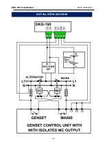 Предварительный просмотр 4 страницы Datakom DKG-190 User Manual