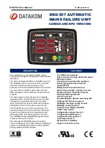 Preview for 1 page of Datakom DKG-507 User Manual