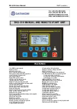 Preview for 1 page of Datakom DKG-519 User Manual