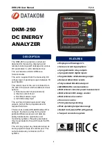 Datakom DKM-250 User Manual предпросмотр