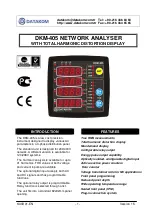 Preview for 1 page of Datakom DKM-405 Manual