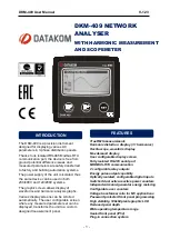 Preview for 1 page of Datakom DKM-409-S User Manual