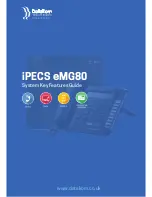 Datakom iPECS eMG80 Quick Reference Manual preview