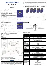 Preview for 1 page of Datalogic 954600004 Instruction Manual