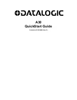 Preview for 1 page of Datalogic A30 Quick Start Manual