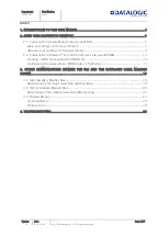 Preview for 3 page of Datalogic Arex 420 Installation And User Manual