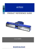 Preview for 1 page of Datalogic AV7000 Product Reference Manual