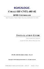 Datalogic COBALT HF-CNTL-485-02 Installation Manual preview