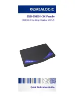 Preview for 1 page of Datalogic DLR-DK001 Series User Quick Reference Manual