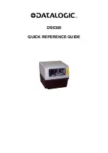 Datalogic DS6300 Quick Reference Manual preview