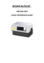 Preview for 1 page of Datalogic DS8100A-3002 Quick Reference Manual