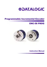 Datalogic ENC-58 PROG Instruction Manual preview