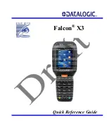 Datalogic Falcon X3 Quick Reference Manual preview