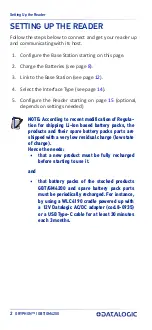 Preview for 12 page of Datalogic Gryphon GBT4200 Quick Reference Manual