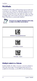 Preview for 43 page of Datalogic Gryphon GM44 Series Quick Reference Manual