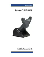 Datalogic Gryphon I CHR-GM40 Quick Reference Manual preview