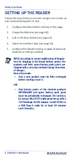 Preview for 12 page of Datalogic Gryphon I GBT/GM4200 Series Quick Reference Manual