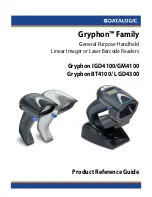 Datalogic Gryphon I GD4100 Product Reference Manual preview