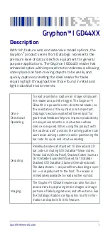 Preview for 11 page of Datalogic Gryphon I GD44XX Quick Reference Manual