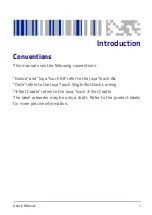 Preview for 9 page of Datalogic Jota A6 Touch User Manual