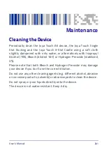 Preview for 249 page of Datalogic Jota A6 Touch User Manual