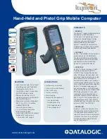 Datalogic Kyman\ Brochure предпросмотр