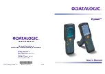 Datalogic Kyman\ User Manual preview