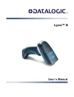 Datalogic Lynx D User Manual preview