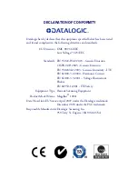 Предварительный просмотр 43 страницы Datalogic MAGELLAN 1000I Quick Reference Manual