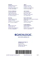 Предварительный просмотр 44 страницы Datalogic MAGELLAN 1000I Quick Reference Manual