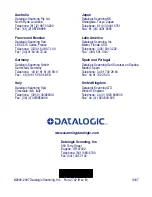 Предварительный просмотр 180 страницы Datalogic MAGELLAN 1400I Product Reference Manual