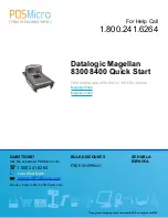 Datalogic MAGELLAN 8300 Quick Start Manual preview
