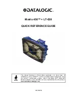 Preview for 1 page of Datalogic Matrix 450 Quick Reference Manual