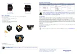 Preview for 2 page of Datalogic MC-P096 Quick Reference Manual