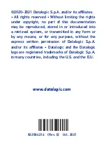 Preview for 12 page of Datalogic MEMOR K Single Slot Dock Quick Start Manual