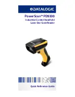 Preview for 1 page of Datalogic PD9330 Quick Reference Manual