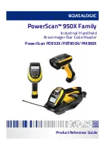 Предварительный просмотр 1 страницы Datalogic PowerScan 950X Series Product Reference Manual