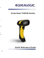 Datalogic PowerScan D8530 Quick Reference Manual preview