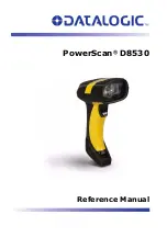 Предварительный просмотр 1 страницы Datalogic PowerScan D8530 Reference Manual