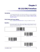 Preview for 57 page of Datalogic POWERSCAN PBT7100  guide Product Reference Manual