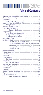 Preview for 3 page of Datalogic PowerScan PBT9501-AR Quick Reference Manual