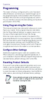 Preview for 14 page of Datalogic PowerScan PBT9501-AR Quick Reference Manual