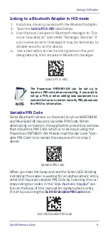 Preview for 17 page of Datalogic PowerScan PBT9501-AR Quick Reference Manual