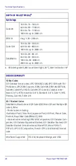 Preview for 28 page of Datalogic PowerScan PBT9501-AR Quick Reference Manual